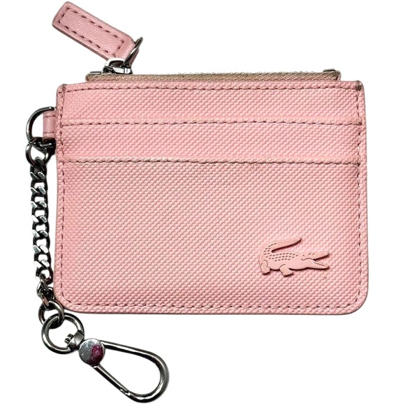 Lacoste Women's Pink Card Holder - Picture 1 of 2